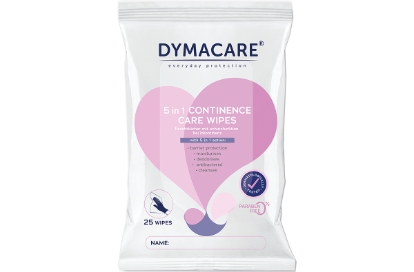 DY-555  DYMACARE 5 in 1 Feuchttücher antibakteriell für Inkontinenz Hygiene